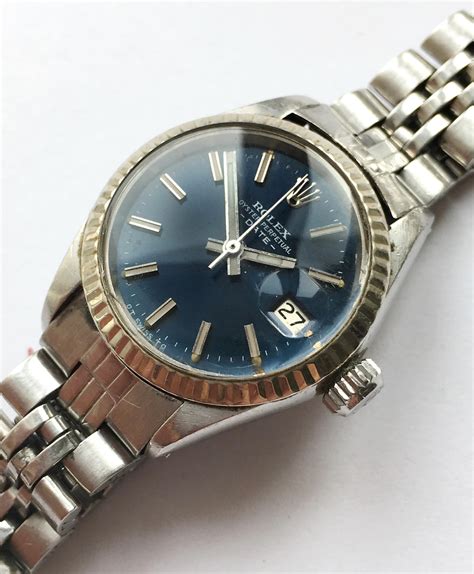 rolex datejust blue dial gem|Rolex Datejust blue dial vintage.